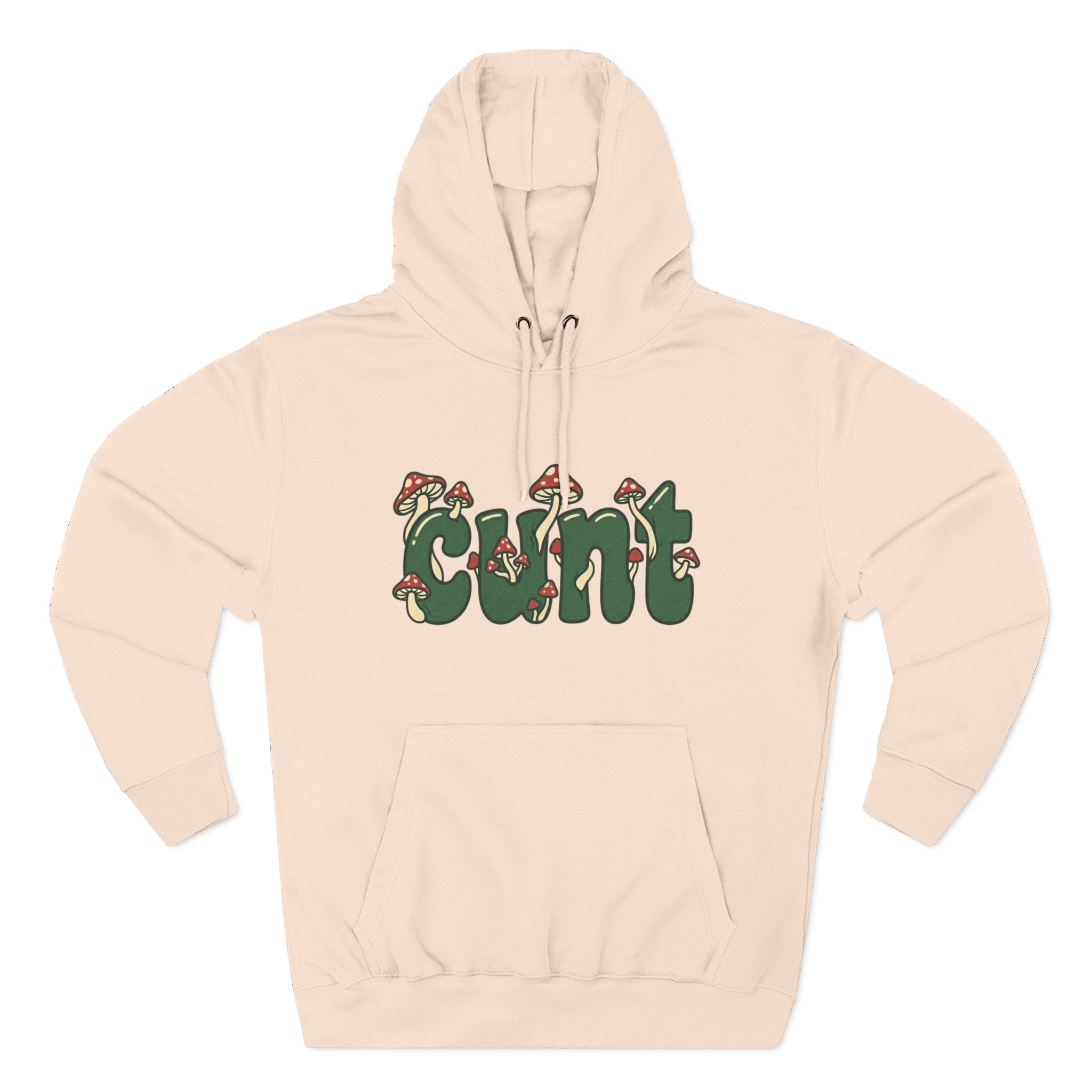Whimsical Cunt & Mushroom Hoodie