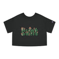 Whimsical Cunt & Mushroom Graphic Crop Tee