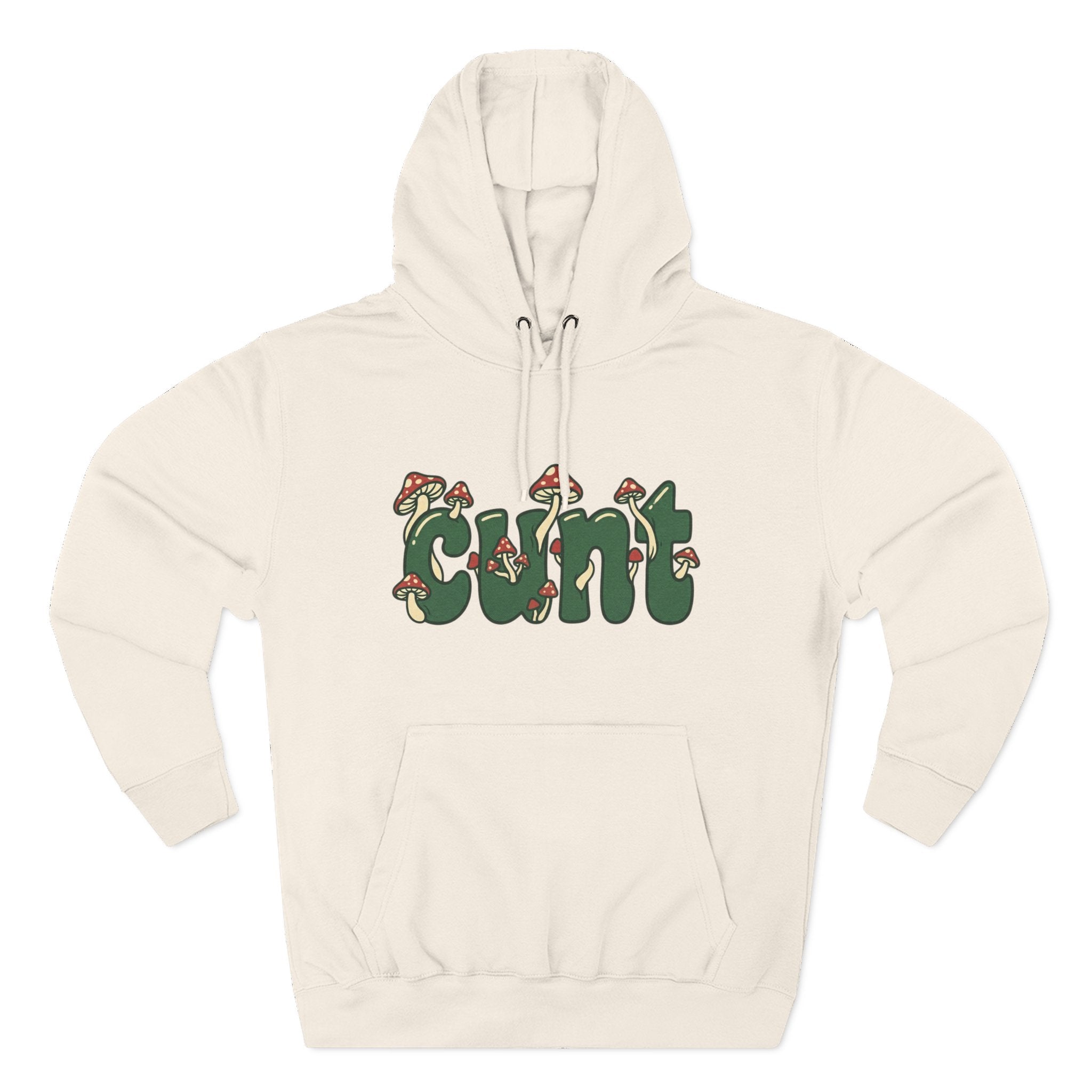 Whimsical Cunt & Mushroom Hoodie
