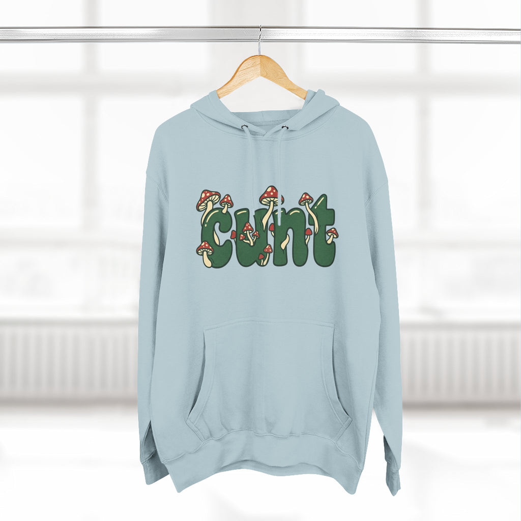 Whimsical Cunt & Mushroom Hoodie