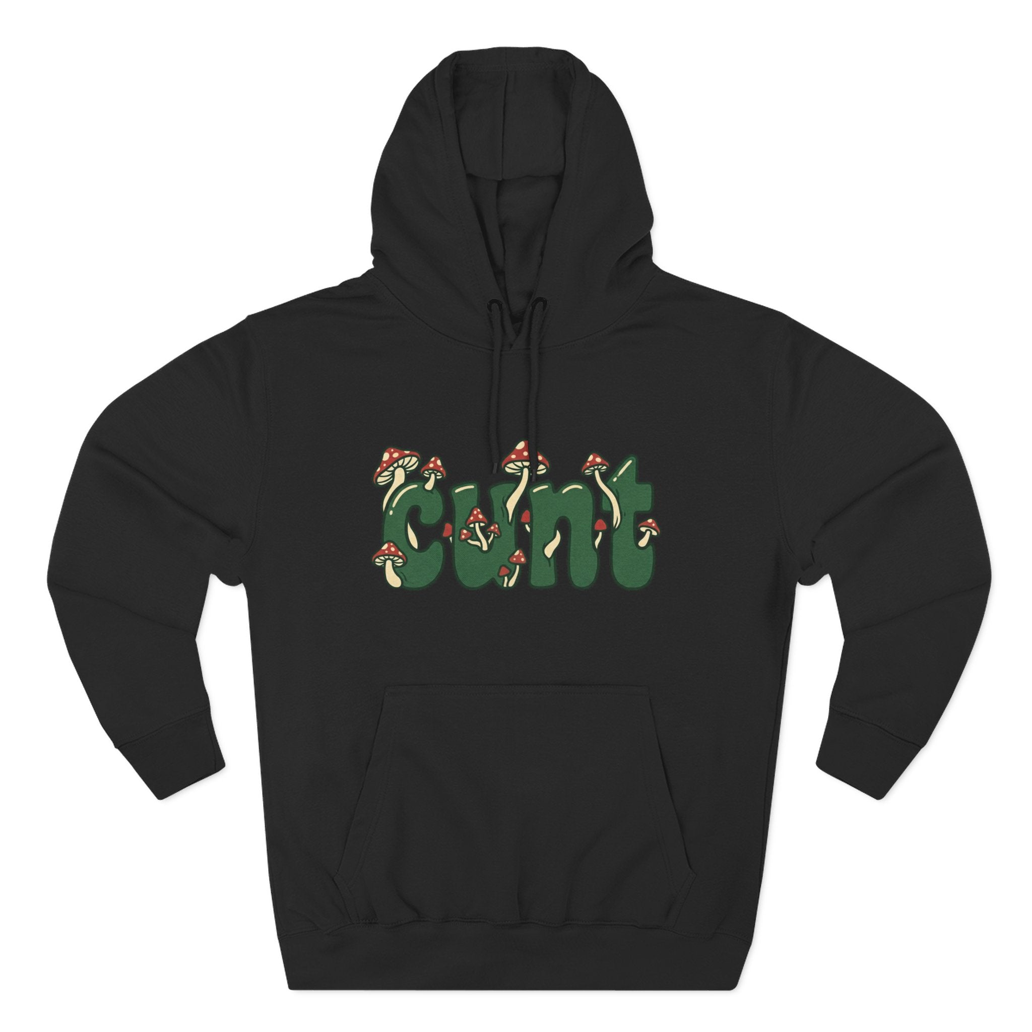 Whimsical Cunt & Mushroom Hoodie
