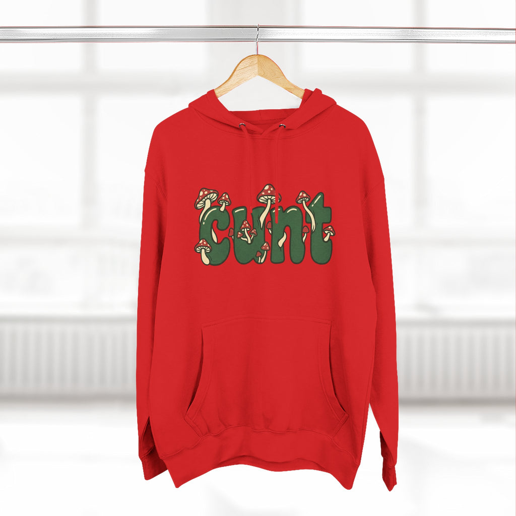 Whimsical Cunt & Mushroom Hoodie