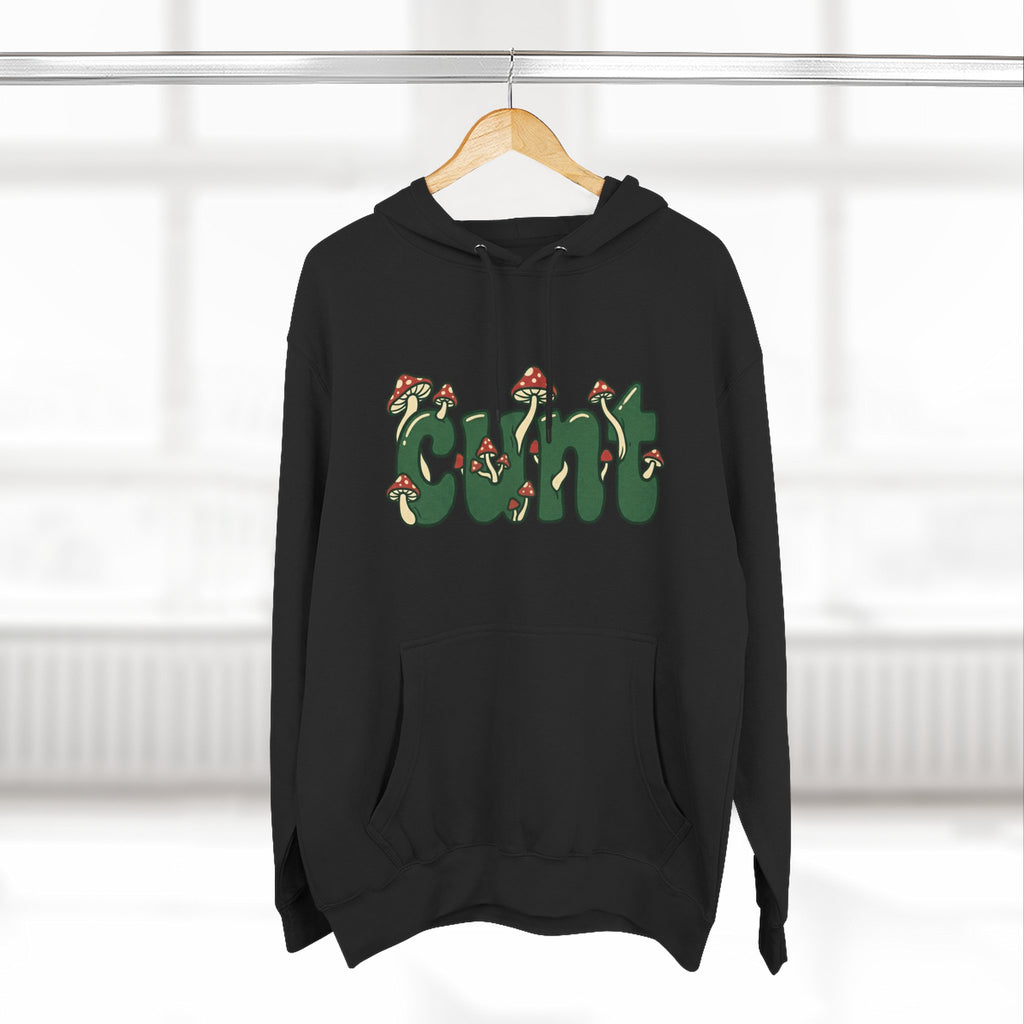 Whimsical Cunt & Mushroom Hoodie