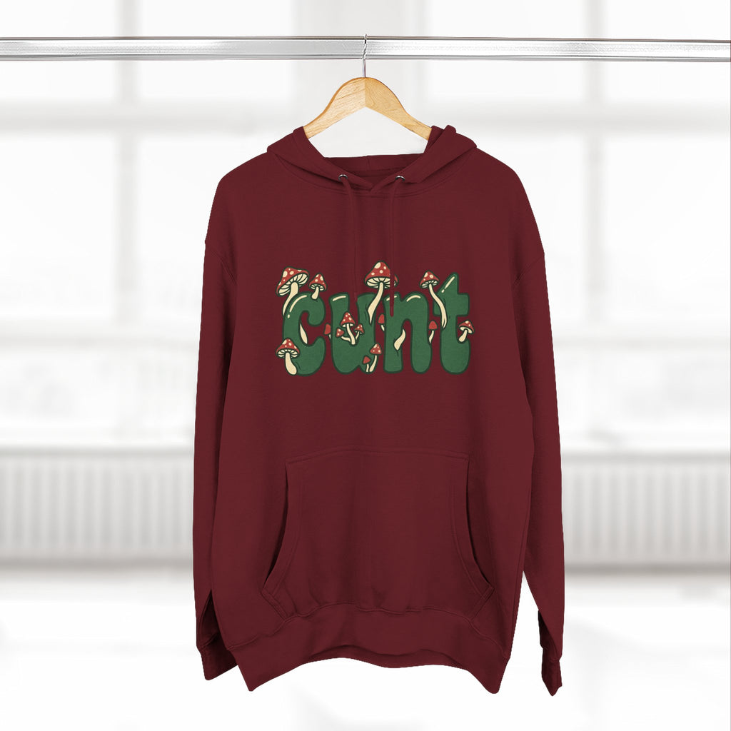 Whimsical Cunt & Mushroom Hoodie