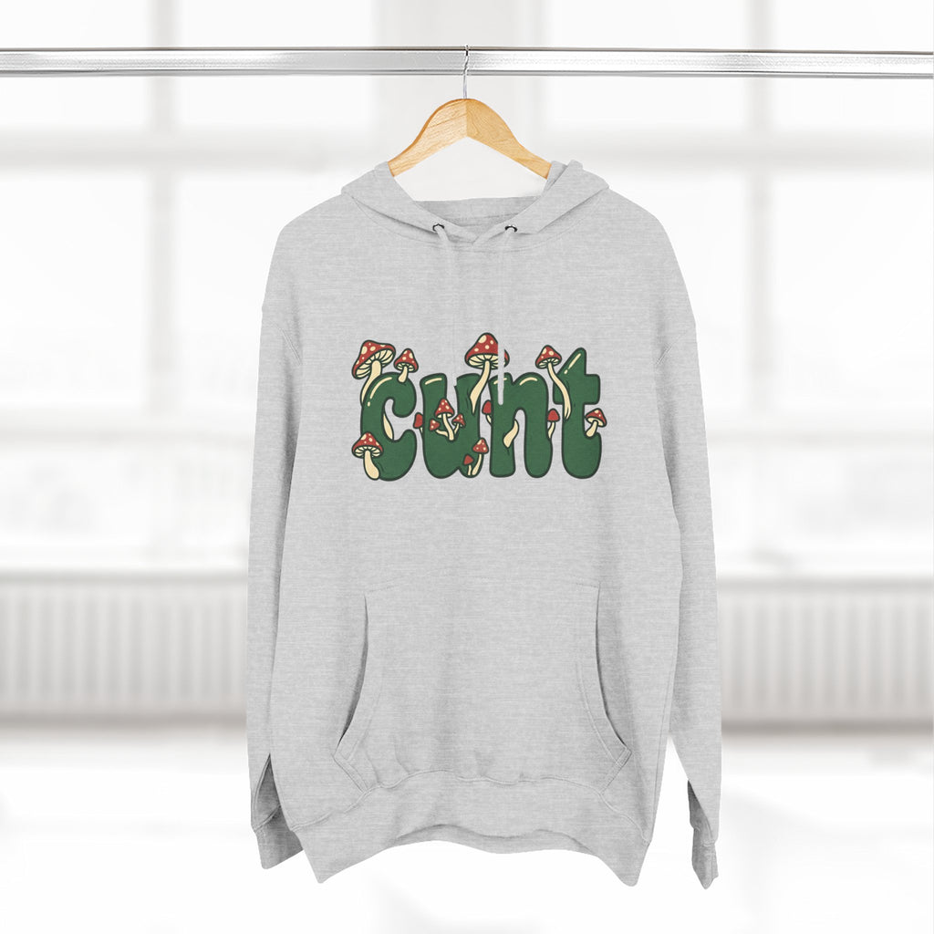 Whimsical Cunt & Mushroom Hoodie