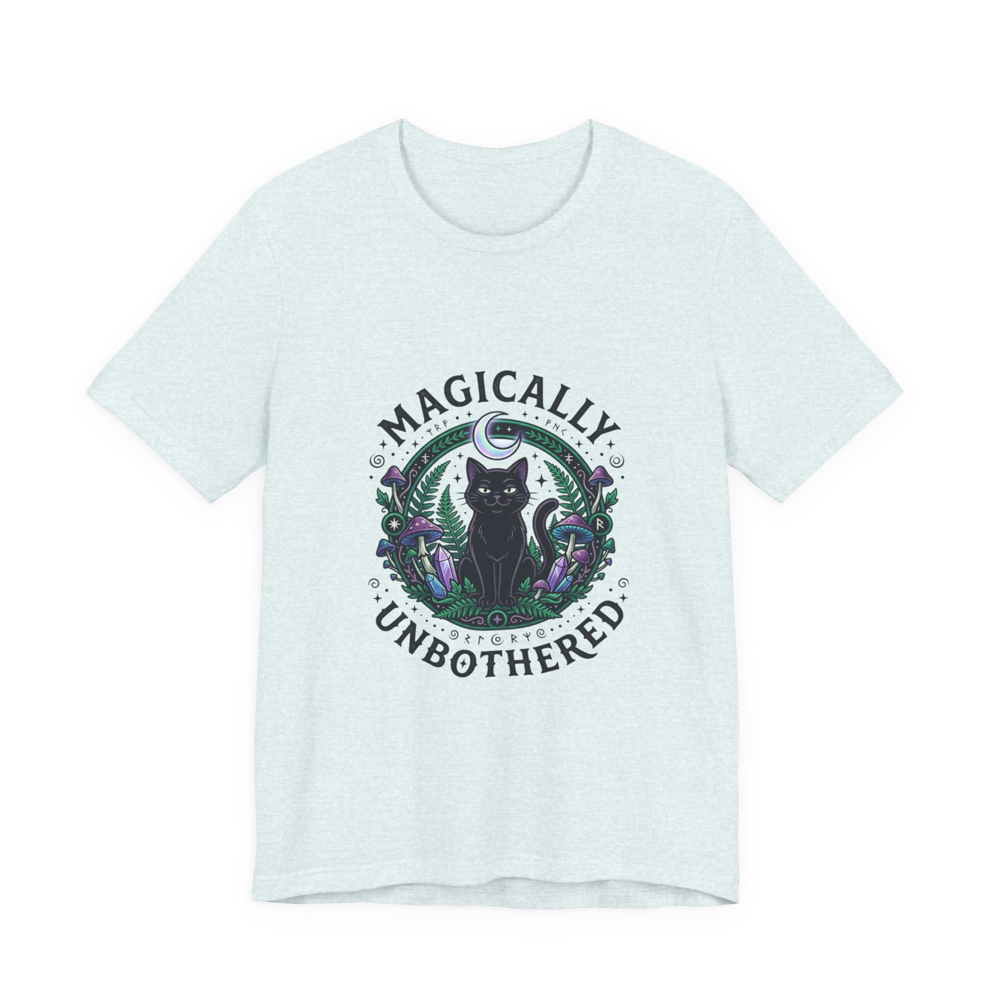 Magically Unbothered Cat Tee | witchy goblincore celestial vibes