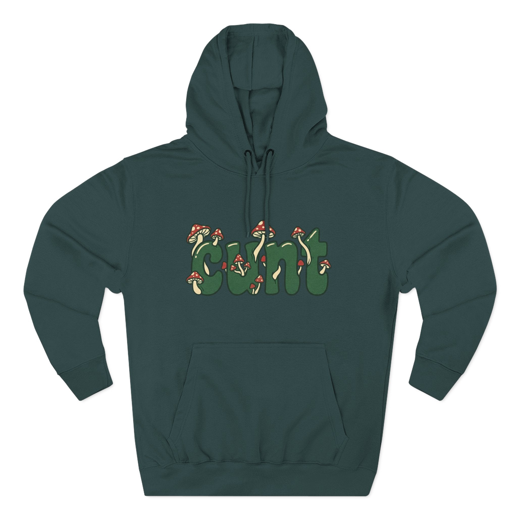Whimsical Cunt & Mushroom Hoodie