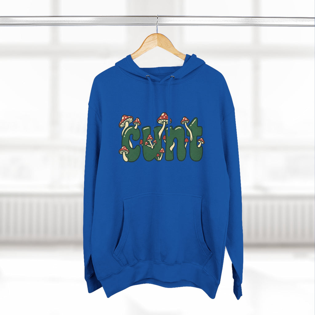 Whimsical Cunt & Mushroom Hoodie