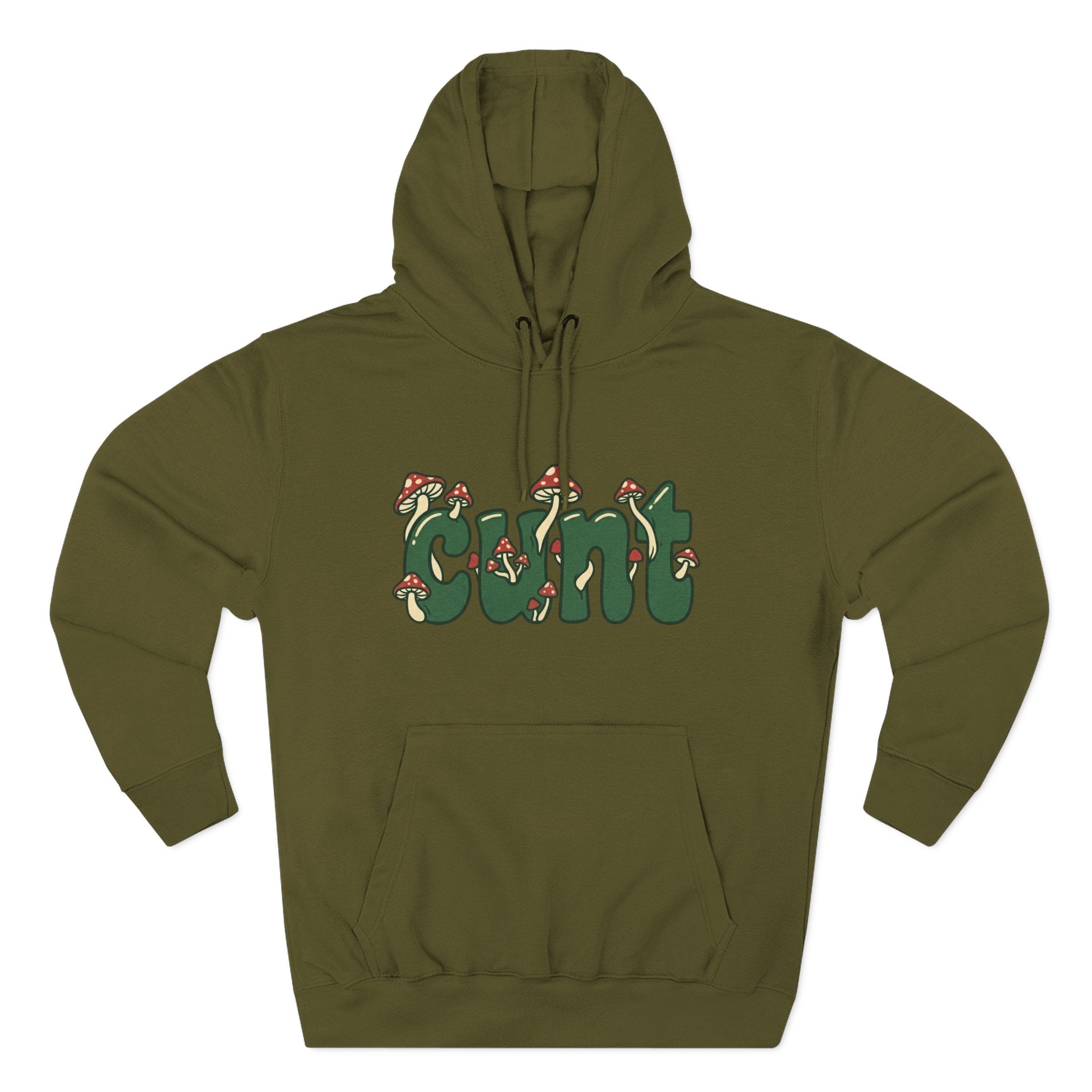 Whimsical Cunt & Mushroom Hoodie