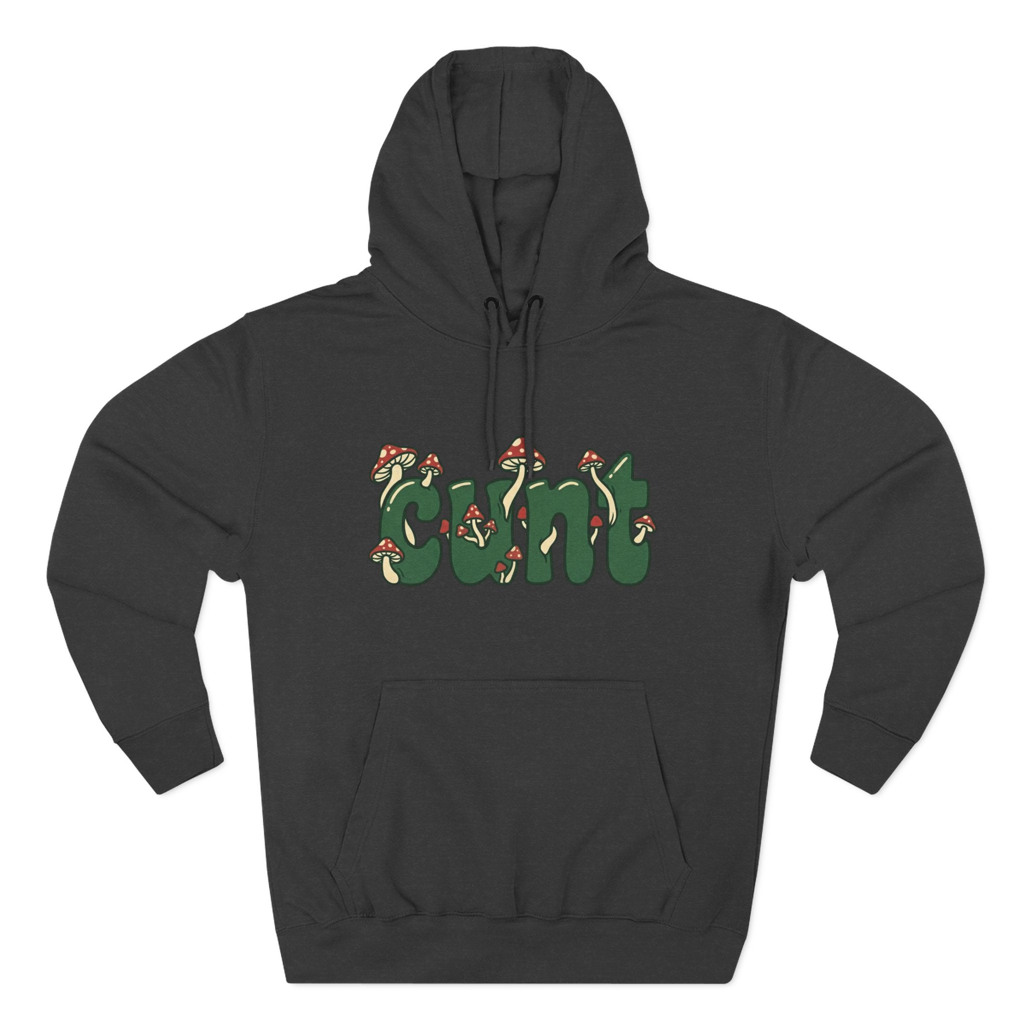 Whimsical Cunt & Mushroom Hoodie