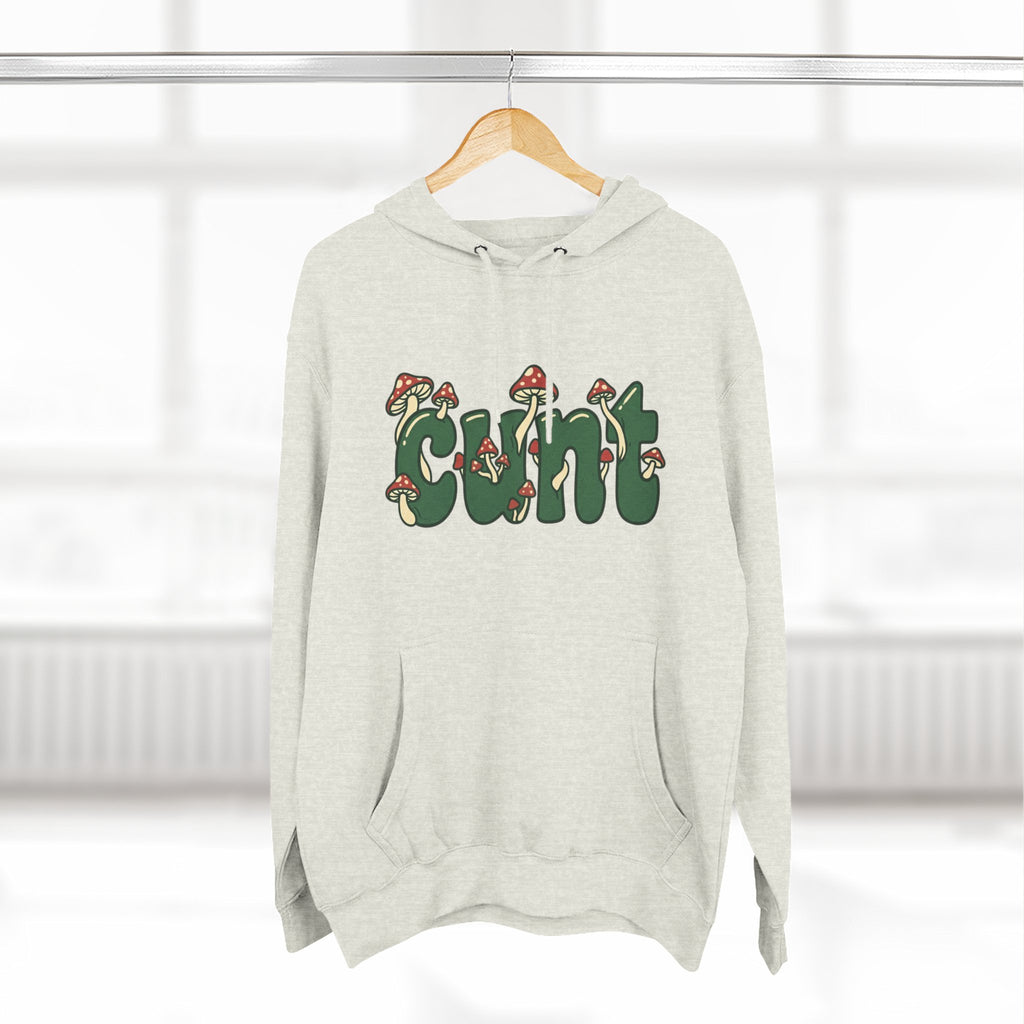 Whimsical Cunt & Mushroom Hoodie
