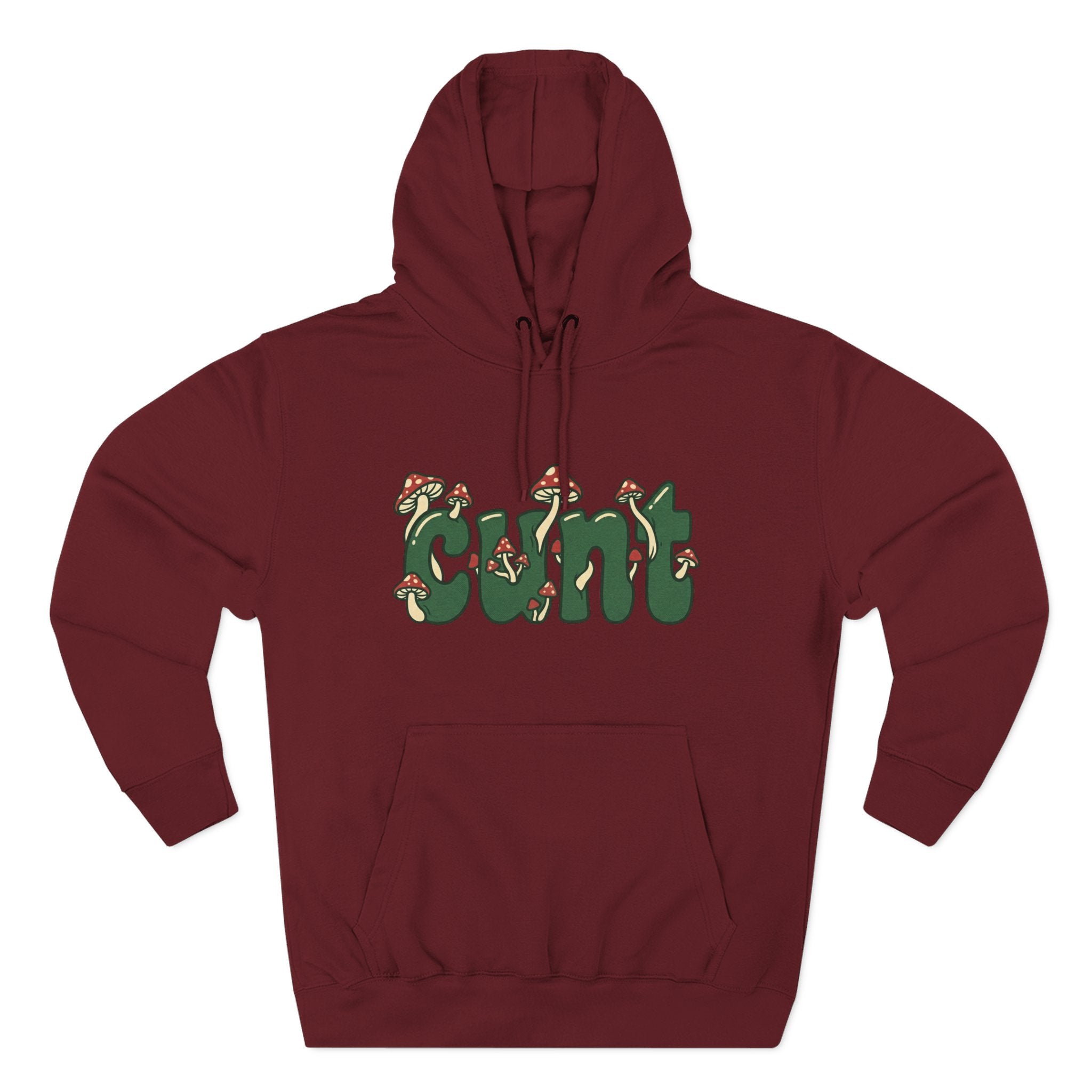 Whimsical Cunt & Mushroom Hoodie