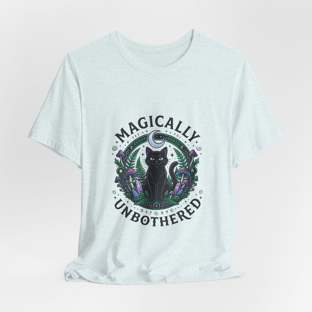 Magically Unbothered Cat Tee | witchy goblincore celestial vibes