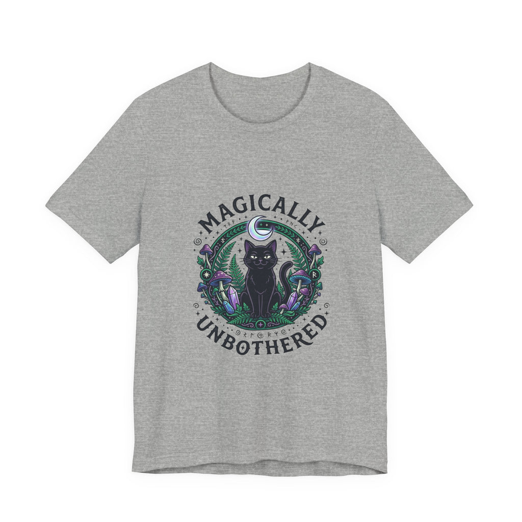 Magically Unbothered Cat Tee | witchy goblincore celestial vibes