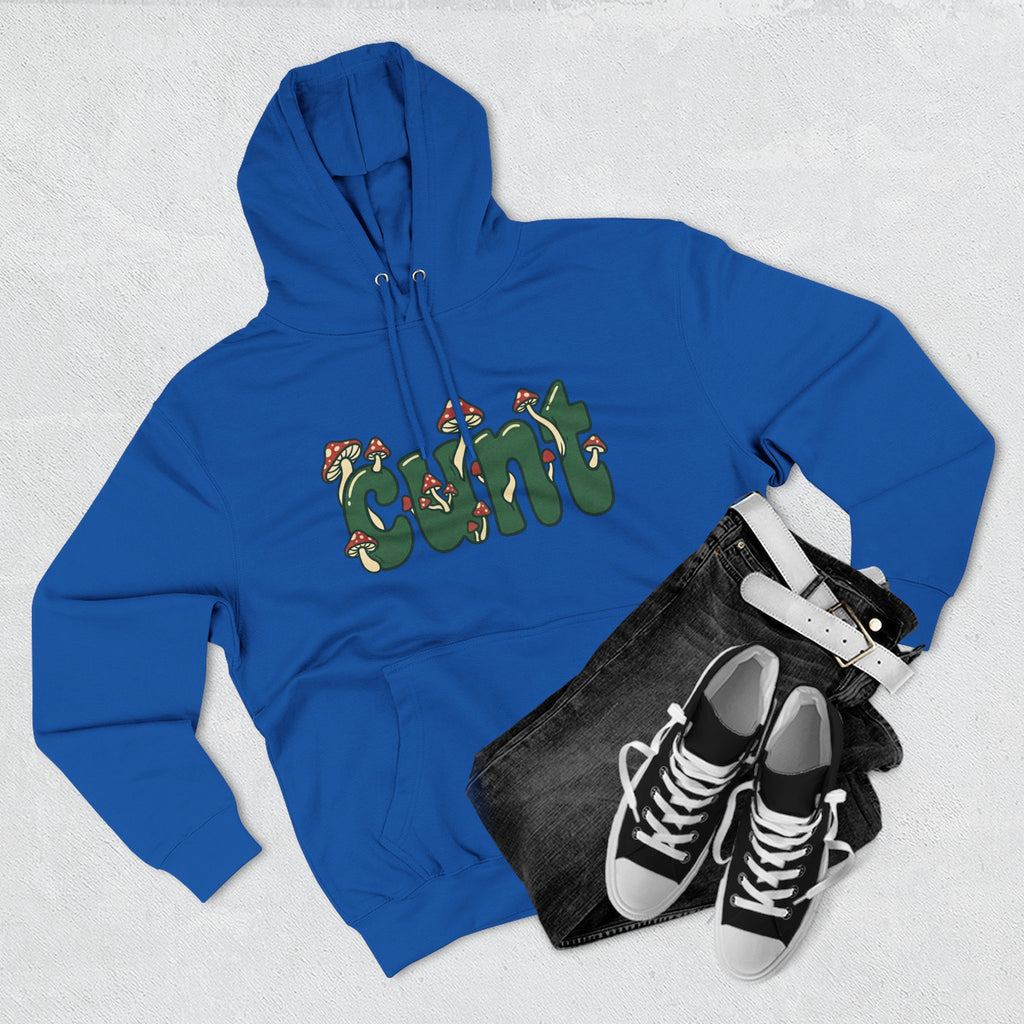 Whimsical Cunt & Mushroom Hoodie
