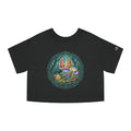 Psychedelic Mushroom & Forest Cropped Tee