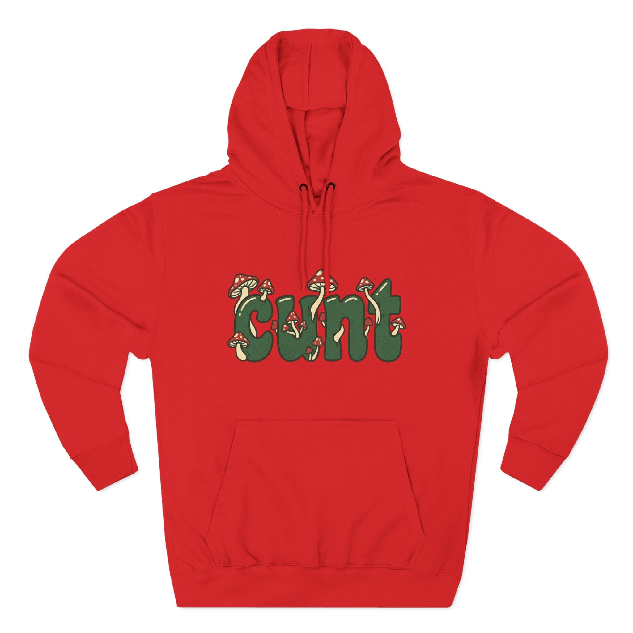 Whimsical Cunt & Mushroom Hoodie
