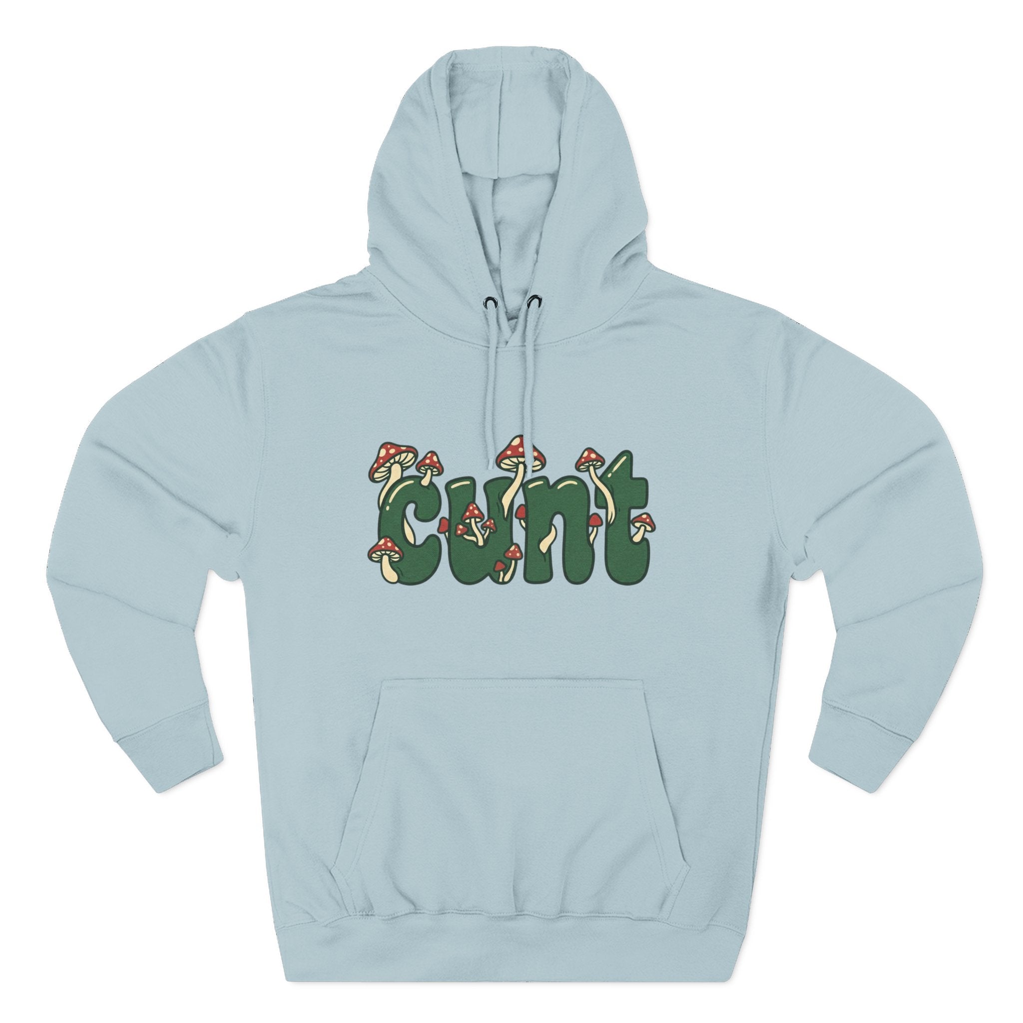 Whimsical Cunt & Mushroom Hoodie