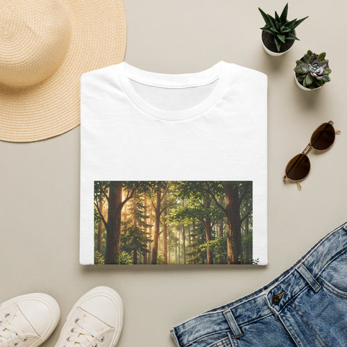 Enchanted Forest Path Graphic T-Shirt – Cottagecore Nature Tee for Hikers & Woodland Lovers