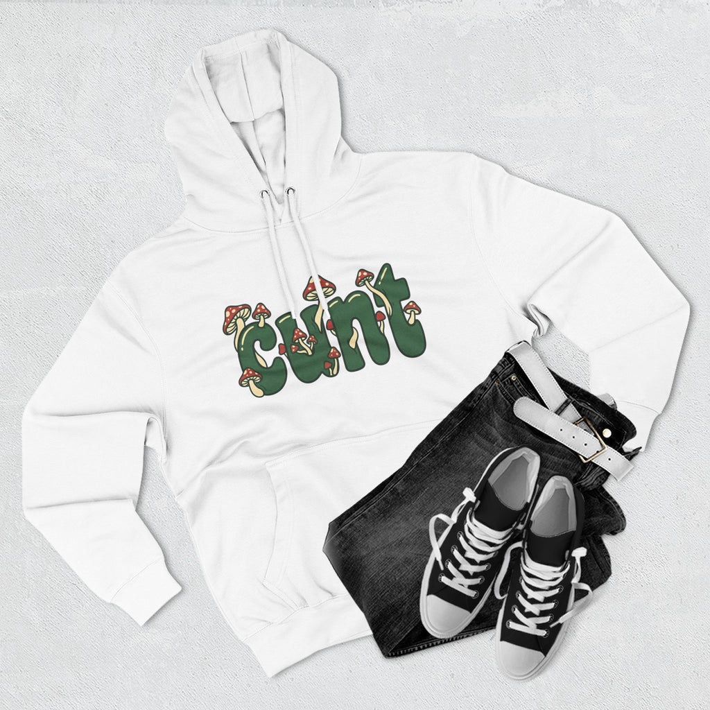 Whimsical Cunt & Mushroom Hoodie