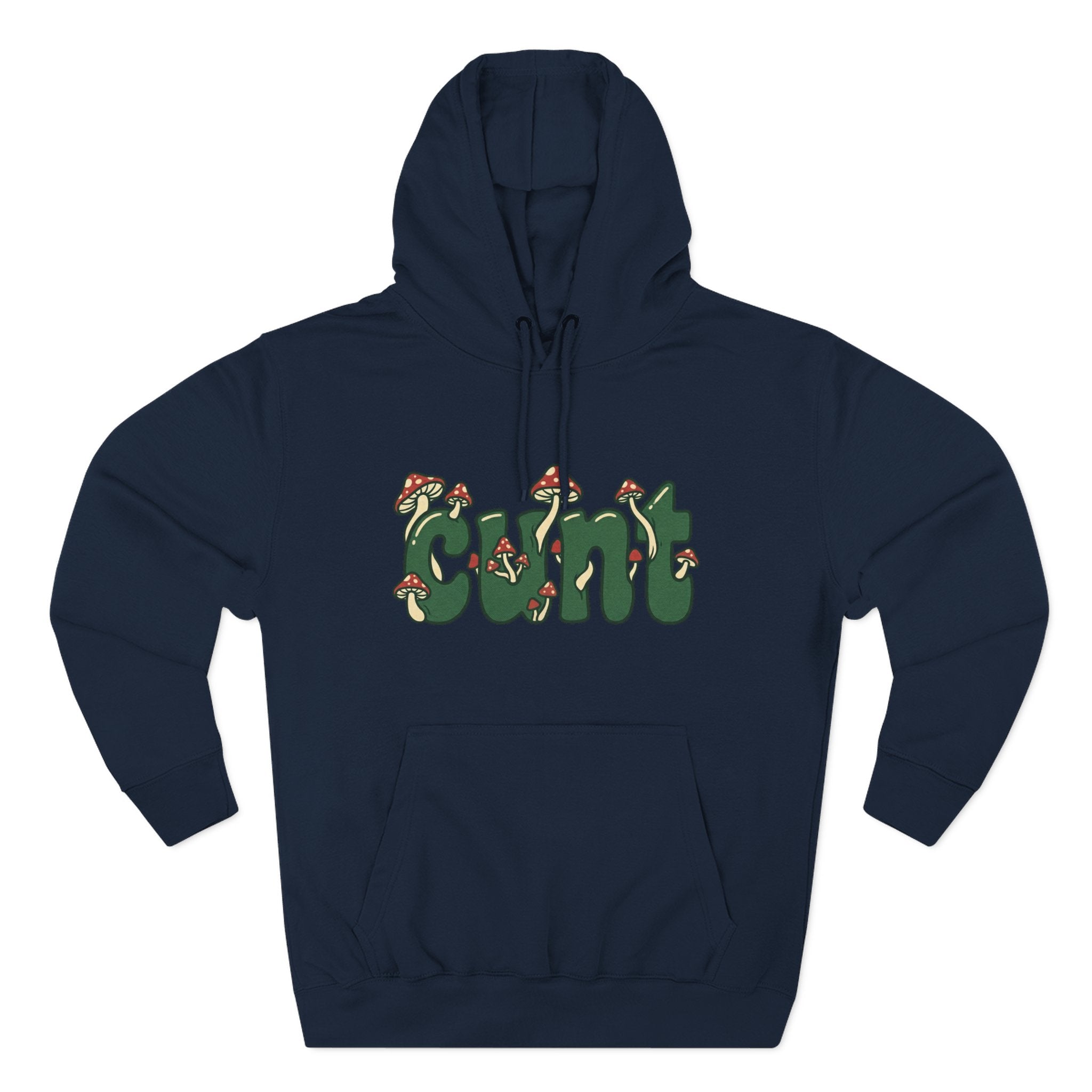 Whimsical Cunt & Mushroom Hoodie